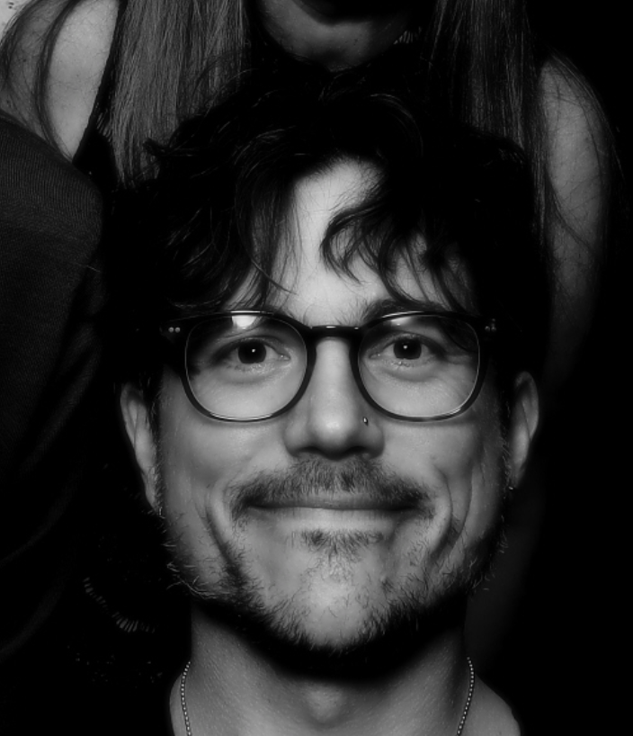 Black and white portrait of Luke